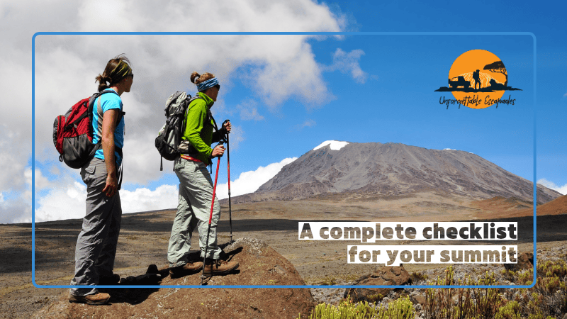 summit eve before mount kilimanjaro climbing tour